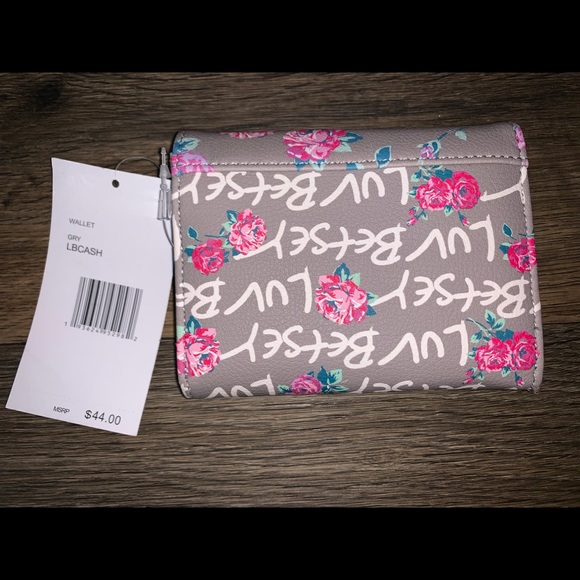 Betsey Johnson Floral Flap Wallet - Picture 2 of 7